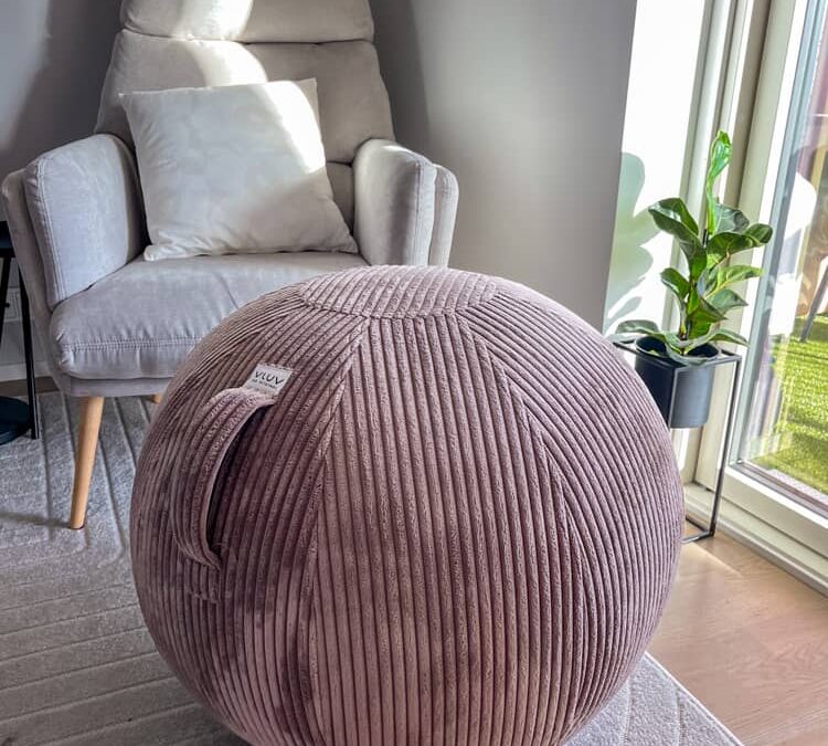 VLUV VLIP istuinpallo – Ergonominen ja aktiivinen istuminen: Jumppapallo työtuolina